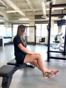 Figure 3. Resisted hip flexion Figure 3. Resisted hip flexion